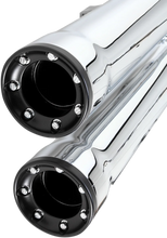 Load image into Gallery viewer, Cobra 3" RPT Mufflers for '07-'13 XL - Chrome 6080 - Side View