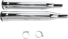 Load image into Gallery viewer, Cobra 3" RPT Mufflers for '07-'13 XL - Chrome 6080 - Back View