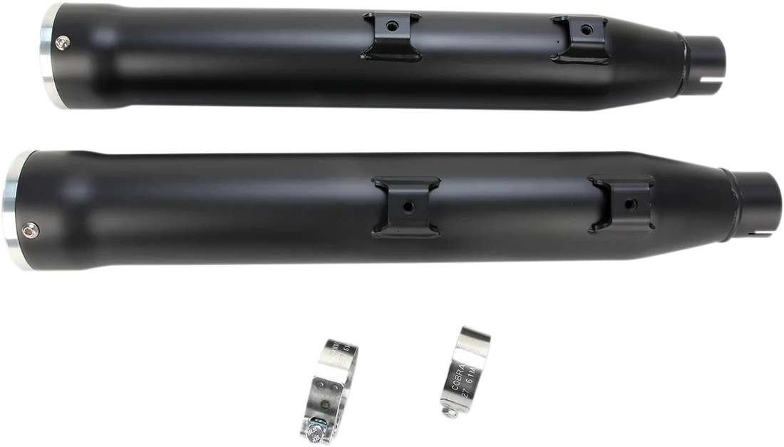Cobra 3" RPT Mufflers for '07-'17 Softail - Black 6053B - Additional View 5