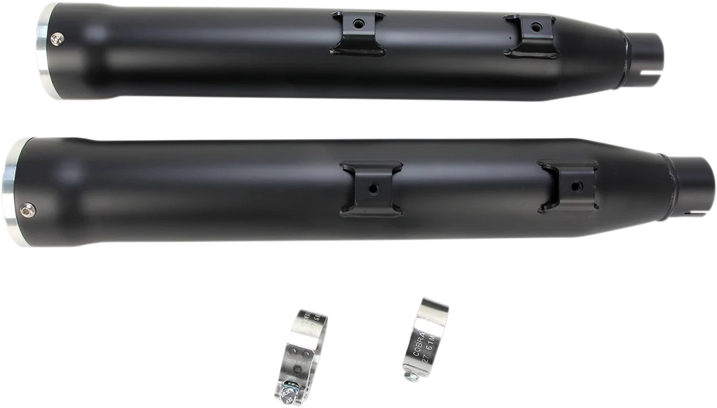 Cobra 3" RPT Mufflers for '07-'17 Softail - Black 6053B - Additional View 5
