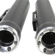 Load image into Gallery viewer, Cobra 3" RPT Mufflers for '95-'17 FXD - Black 6055B - Back View