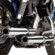 Load image into Gallery viewer, Cobra 3" RPT Mufflers for '95-'17 FXD - Chrome 6055 - Main Product View