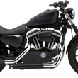 Load image into Gallery viewer, Cobra 3" Slashcut Mufflers for XL - Black 6031RB - Main Product View