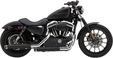 Load image into Gallery viewer, Cobra 3" Slashcut Mufflers for XL - Black 6031RB - Main Product View