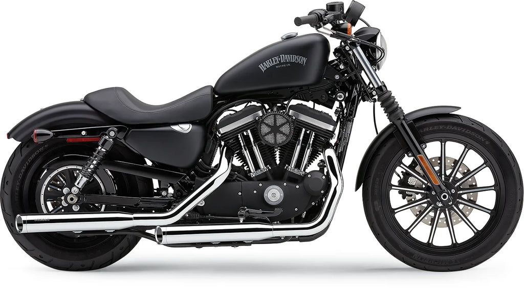 Cobra 3" Slashcut Mufflers for XL - Chrome 6031 - Main Product View