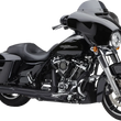 Load image into Gallery viewer, Cobra 4-1/2" NH Series Mufflers - Black 6289RB - Side View