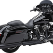 Load image into Gallery viewer, Cobra 4-1/2" NH Series Mufflers - Black 6289RB - Back View