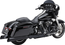 Load image into Gallery viewer, Cobra 4-1/2" NH Series Mufflers - Black 6289RB - Back View