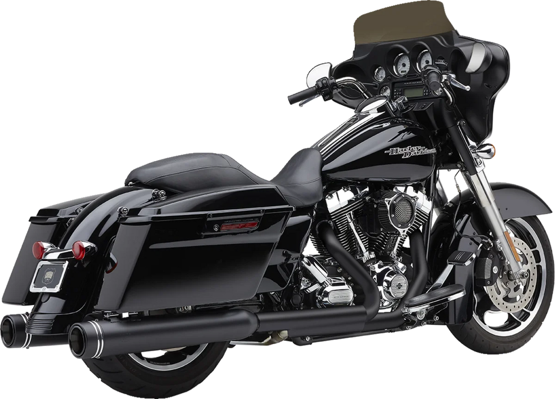 Cobra 4-1/2" Neighbor Haters® Series Mufflers - Black 6290RB - Side View