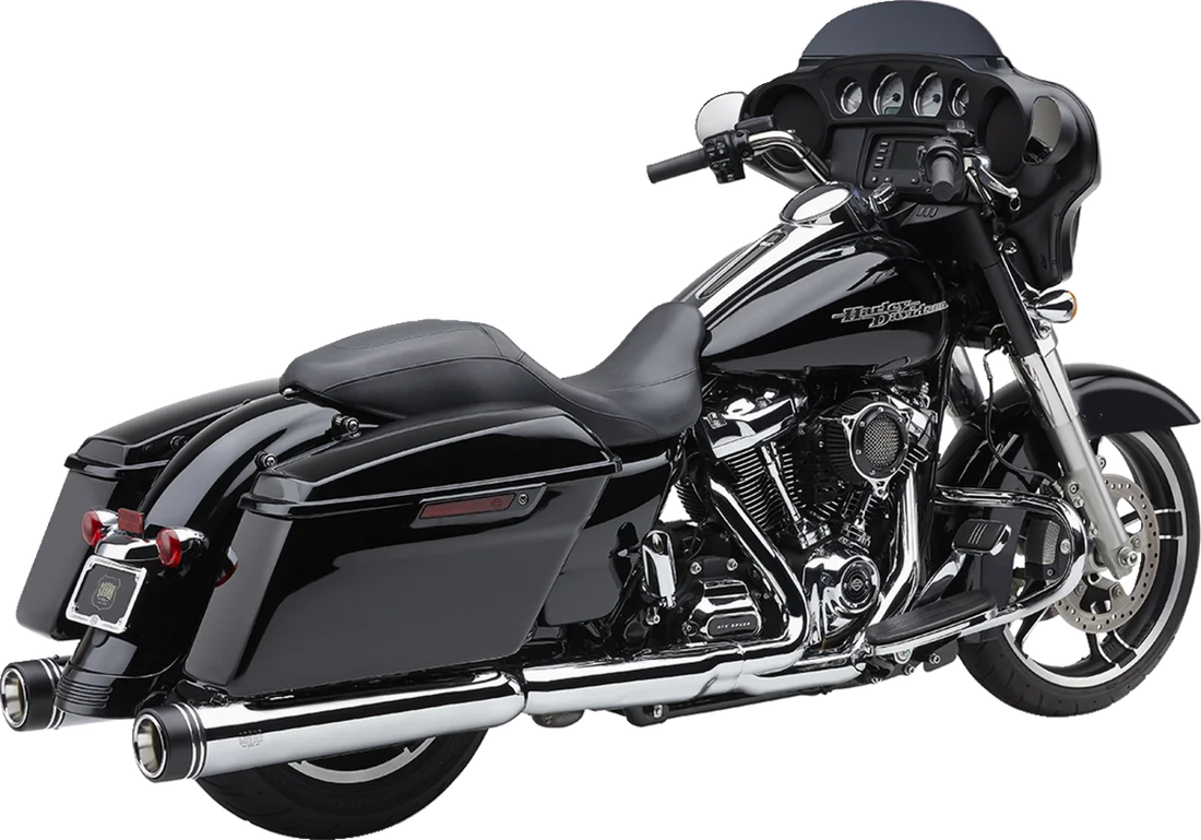 Cobra 4-1/2" Neighbor Haters® Series Mufflers - Chrome 6291 - Back View