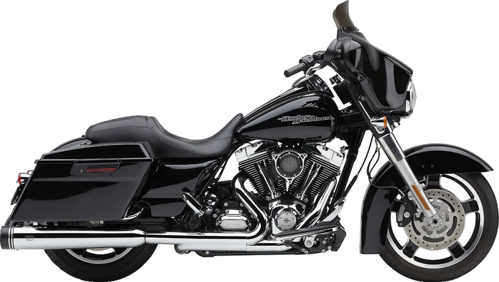 Cobra 4-1/2" Neighbor Haters® Series Mufflers - Chrome 6290 - Side View