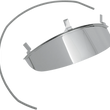 Load image into Gallery viewer, Cobra 4 1/2" Spotlight Visor - Universal 04-2021 - Back View
