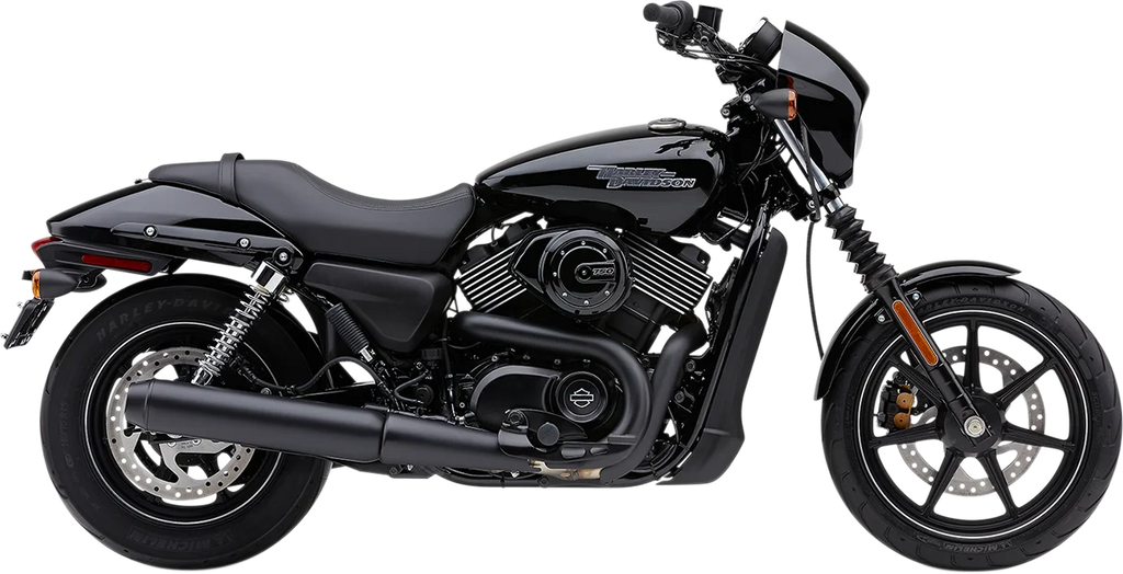Cobra 4" Black El Diablo Muffler 6510B - Side View