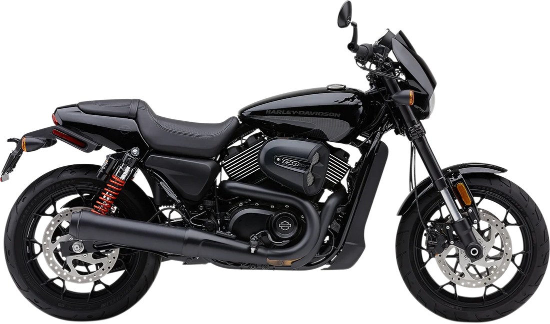 Cobra 4" Black El Diablo Muffler for XG750A 6511B - Side View