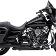 Load image into Gallery viewer, Cobra 4" Mufflers for '95-'16 FL - Chrome 6266 - Side View