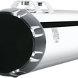 Load image into Gallery viewer, Cobra 4" Mufflers for FL - Chrome 6267 - Side View