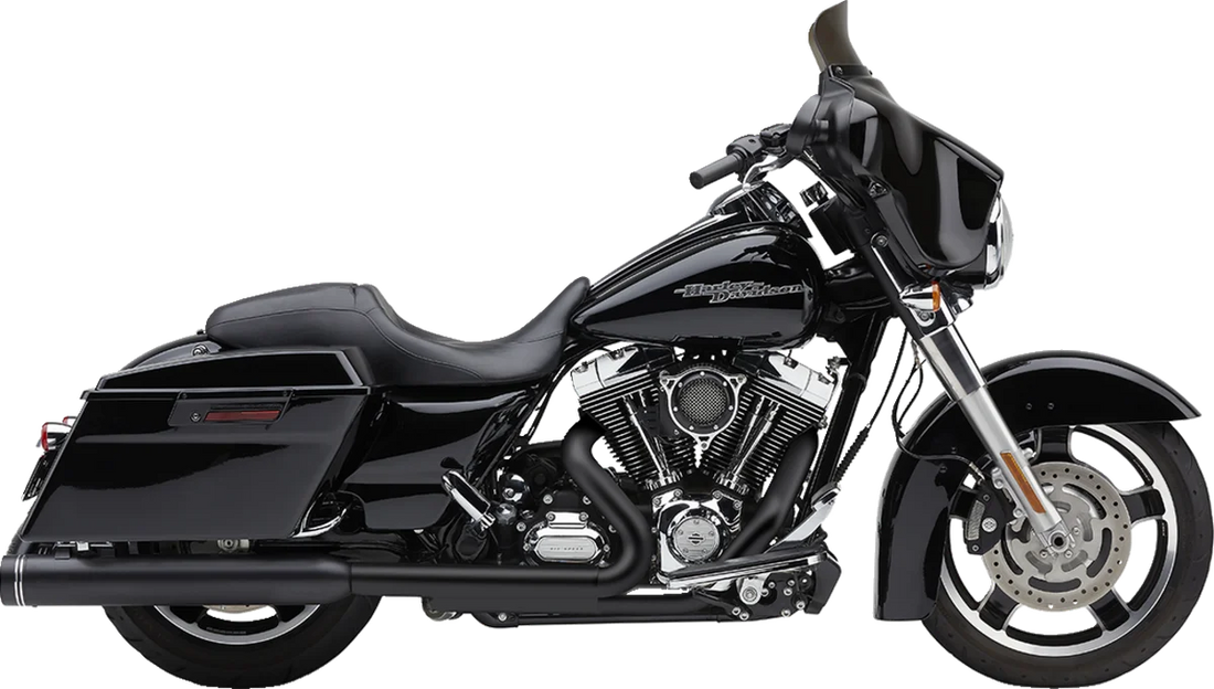 Cobra 4" Neighbor Haters® Series Mufflers - Black 6276RB - Side View