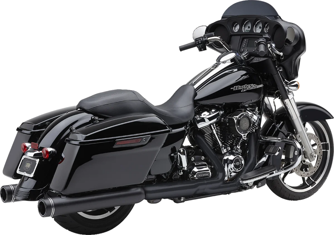 Cobra 4" Neighbor Haters® Series Mufflers - Black 6277RB - Side View