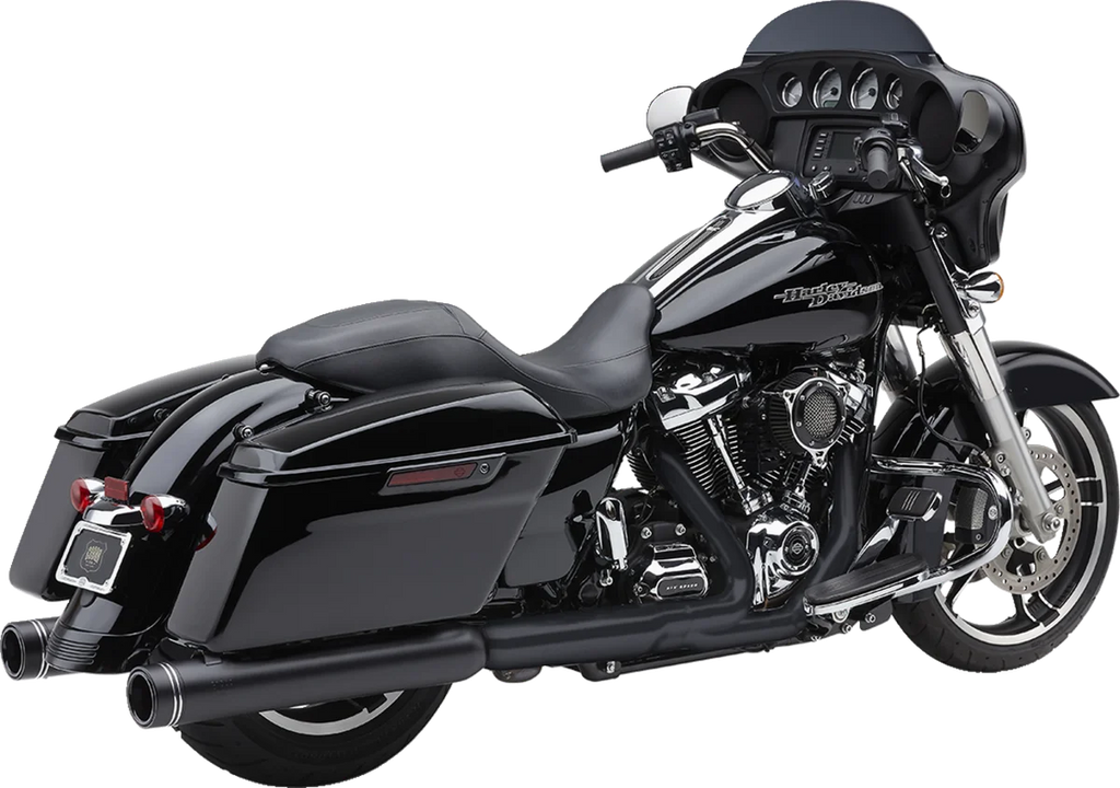 Cobra 4" Neighbor Haters® Series Mufflers - Black 6277RB - Side View