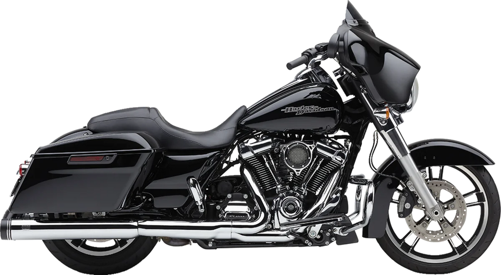 Cobra 4" Neighbor Haters® Series Mufflers - Chrome 6277 - Side View