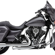 Load image into Gallery viewer, Cobra 909 4" Mufflers - Chrome - '95-'16 Bagger 6106 - Back View