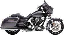 Load image into Gallery viewer, Cobra 909 4" Mufflers - Chrome - '95-'16 Bagger 6106 - Back View
