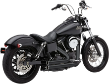 Load image into Gallery viewer, Cobra 909 Exhaust - Black - '12-'17 Dyna 6708B - Main Product View