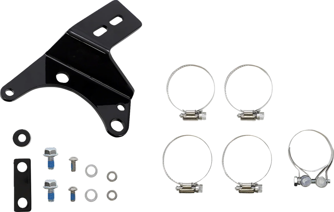 Cobra 909 Exhaust - Black - '12-'17 Dyna 6708B - Side View