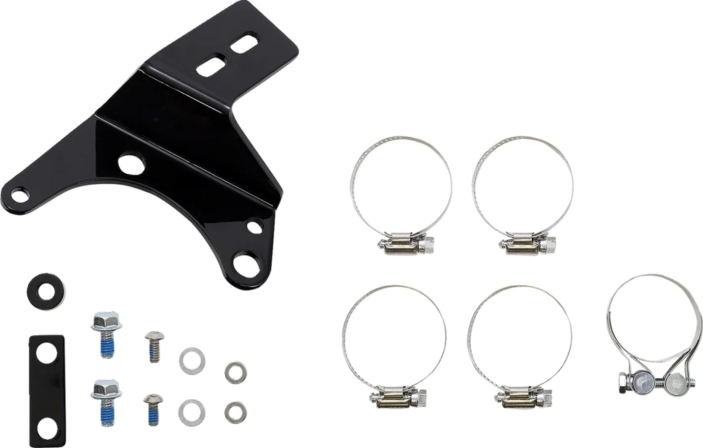 Cobra 909 Exhaust - Black - '12-'17 Dyna 6708B - Side View