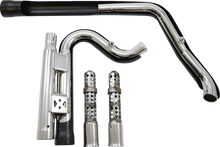 Load image into Gallery viewer, Cobra 909 Exhaust - Black - '12-'17 Dyna 6708B - Back View