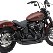 Load image into Gallery viewer, Cobra 909 Exhaust - Black - '18-'20 Softail 6712B - Main Product View