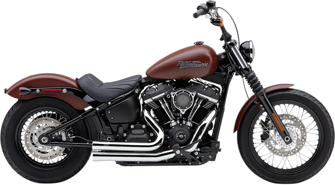 Cobra 909 Exhaust - Black - '18-'20 Softail 6712B - Detail View