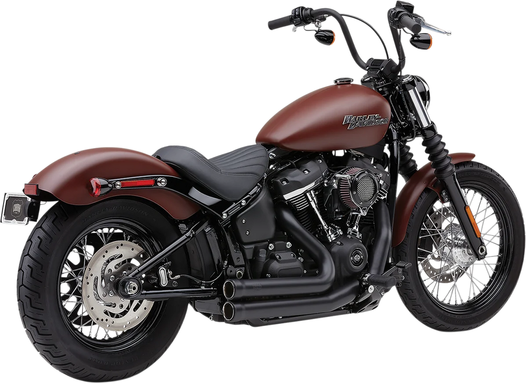 Cobra 909 Exhaust - Black 6715B - Side View