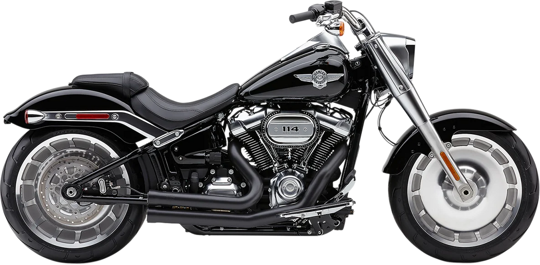 Cobra 909 Exhaust - Black 6715B - Back View