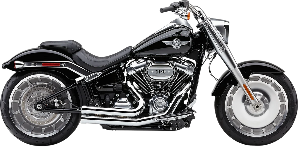 Cobra 909 Exhaust - Chrome 6715 - Side View