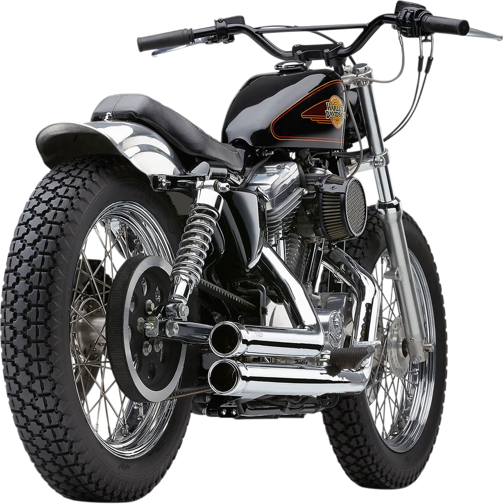 Cobra 909 Exhaust - Chrome - '86-'03 XL 6701 - Back View
