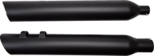 Load image into Gallery viewer, Cobra 909 Slip-On Mufflers for FL - Black 6108RB - Side View