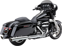 Load image into Gallery viewer, Cobra 909 Slip-On Mufflers for FL - Black 6108RB - Detail View