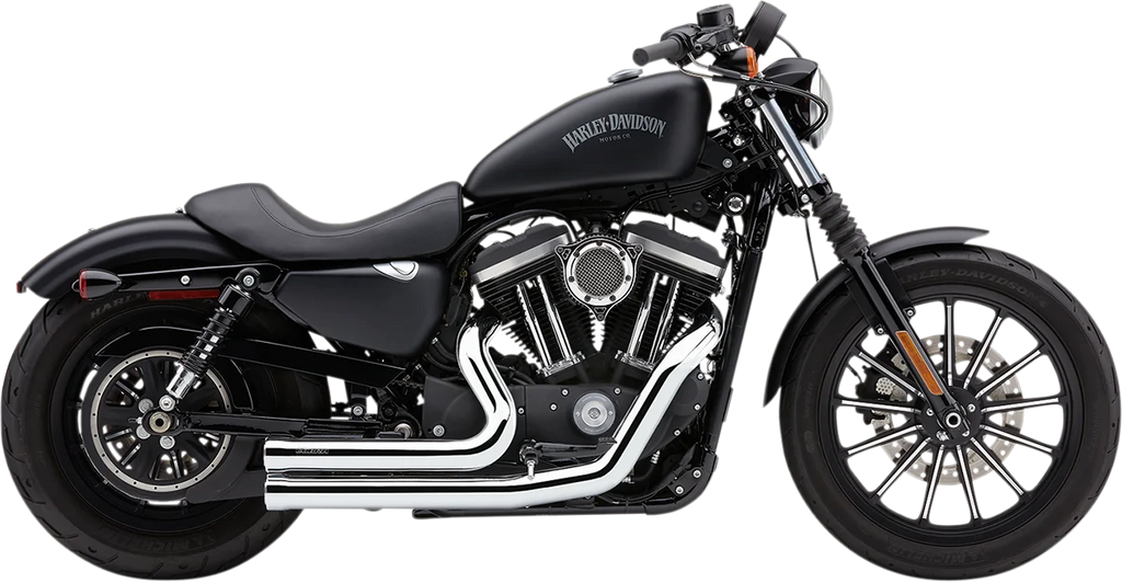 Cobra 909 Speedster Short Exhaust System - Black 6705B - Side View