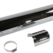 Load image into Gallery viewer, Cobra 909 Twin Muffler - Chrome 6520 fits Harley-Davidson FLSB - Side View