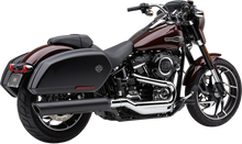 Load image into Gallery viewer, Cobra 909 Twin Muffler for FLSB - Black 6520B - Main Product View