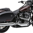 Load image into Gallery viewer, Cobra 909 Twin Muffler for FLSB - Chrome 6520 - Main Product View