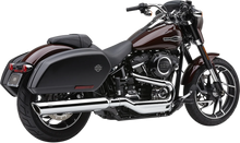 Load image into Gallery viewer, Cobra 909 Twin Muffler for FLSB - Chrome 6520 - Main Product View