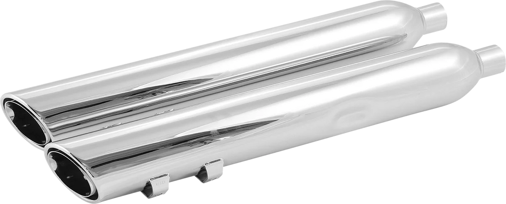 Cobra 909 Uppercut Mufflers - Chrome 6268 fits 1995-2016 Harley-Davidson FL - Main Product View