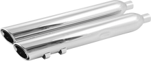 Load image into Gallery viewer, Cobra 909 Uppercut Mufflers - Chrome 6268 fits 1995-2016 Harley-Davidson FL - Main Product View