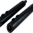 Load image into Gallery viewer, Cobra 909 Uppercut Mufflers for '95-'16 FL - Black 6268RB - Main Product View