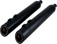 Load image into Gallery viewer, Cobra 909 Uppercut Mufflers for '95-'16 FL - Black 6268RB - Main Product View