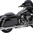Load image into Gallery viewer, Cobra 909 Uppercut Mufflers for '95-'16 FL - Chrome 6268 - Side View