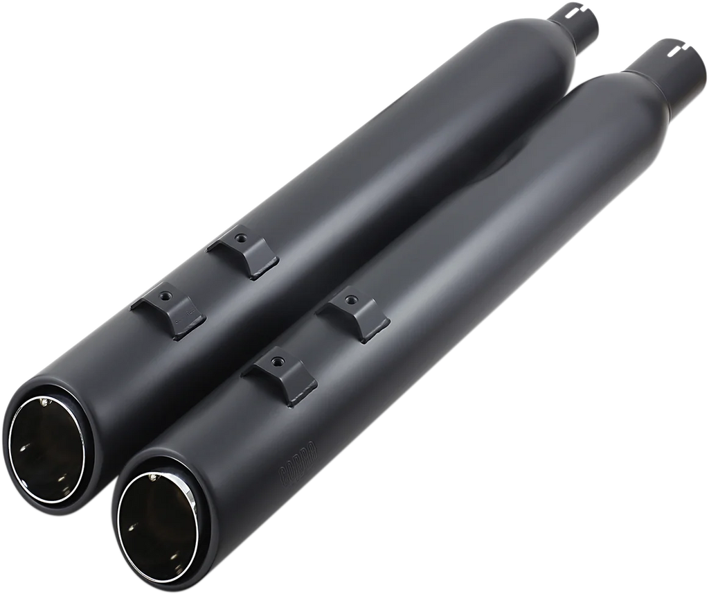Cobra 909 Uppercut Mufflers for FL - Black 6269RB - Main Product View