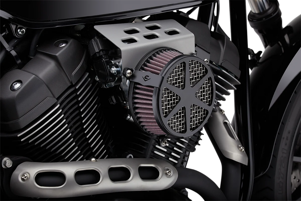 Cobra Air Cleaner Kit - Black 06-0267-04B-SB - Back View